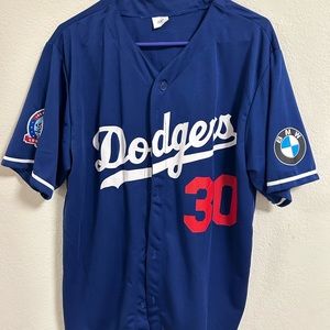 Dodgers Dave Robert giveaways jersey XL